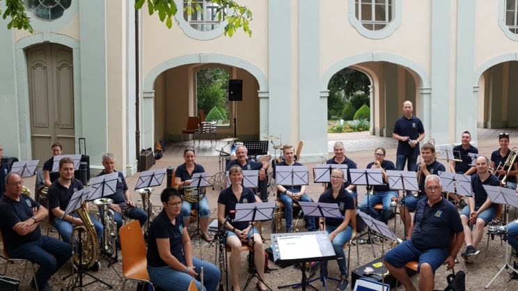 Hauptorchester beim Sommerfest der CG Lyra Bruchsal